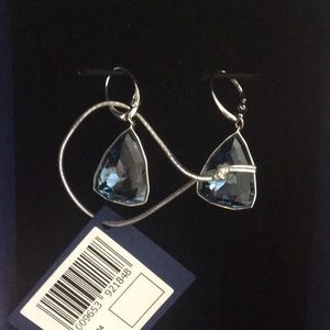 Swarovski blue crystal earrings